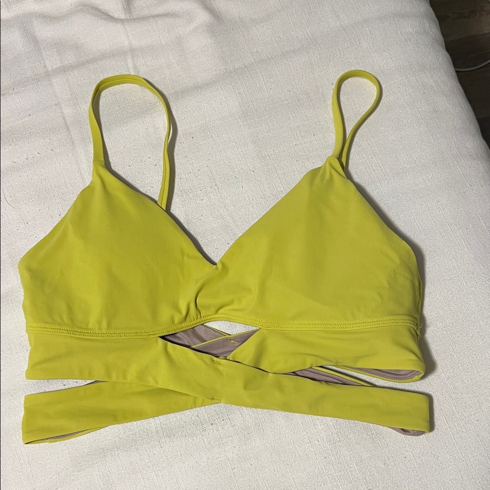 Lime Green Women's Swim Top